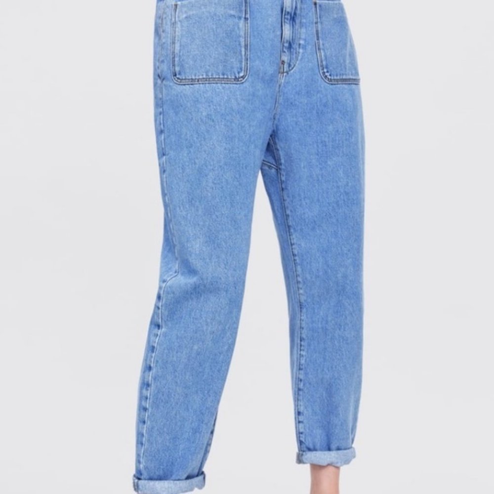 ZARA Paper Bag Baggy Jean